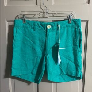 Womens Seaplane Linen Shorts Size Small Made In USA NWT